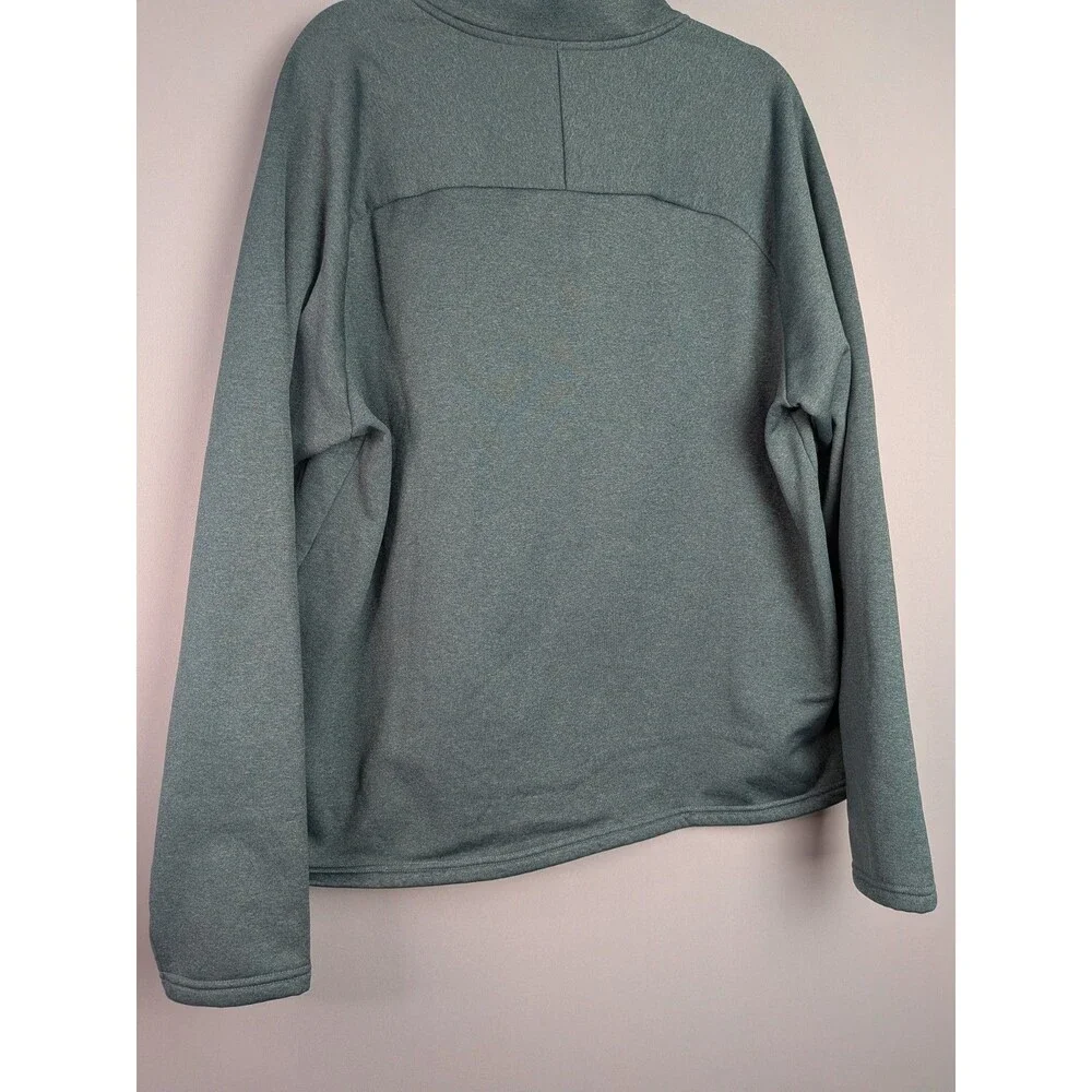 LL Bean Mountain Tech Fleece 1/2 Zip Jacket Men’s XL Green Pullover Active